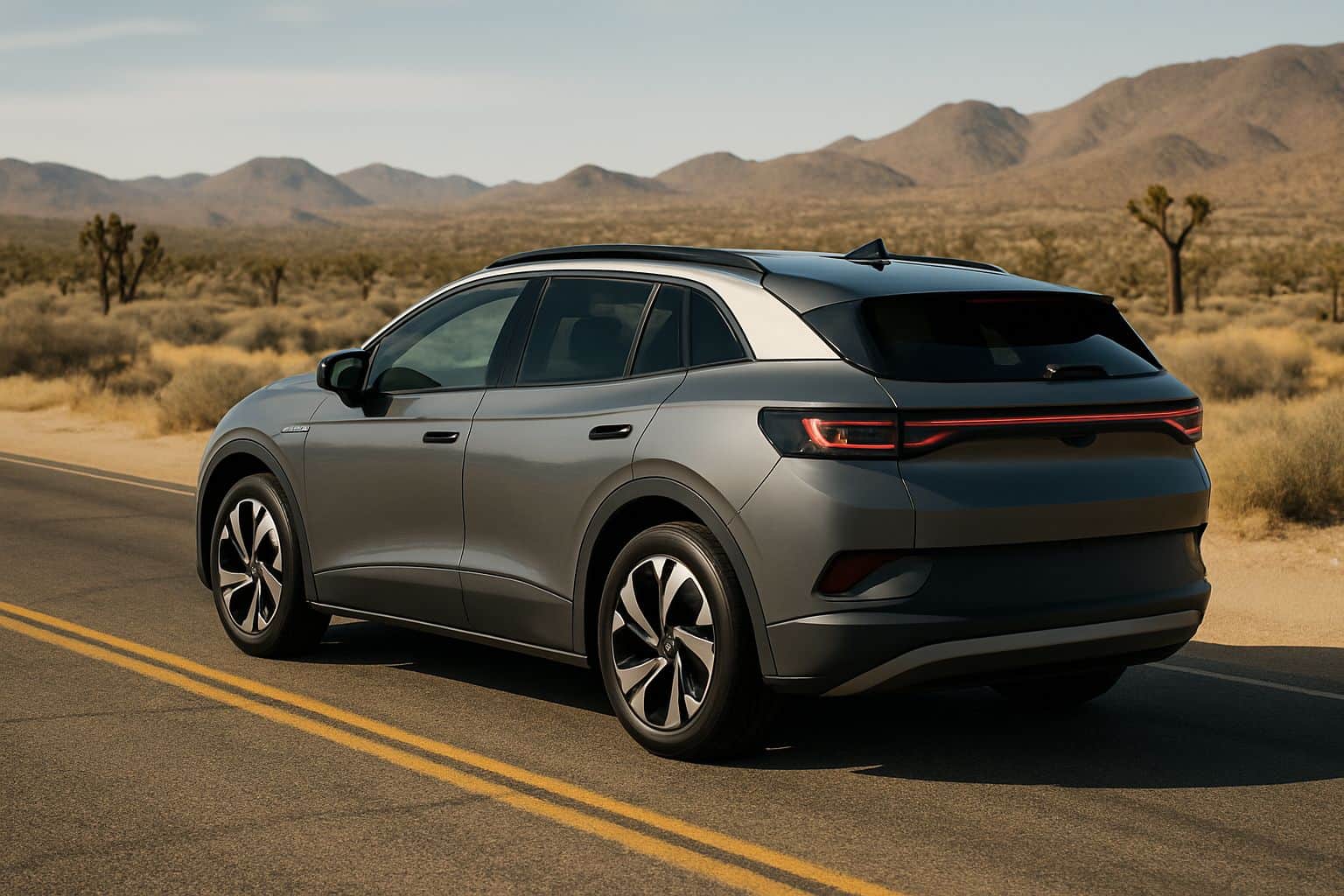 Finance Volkswagen ID.4 - volkswagen id.4 suv 2021 onwards rear angle