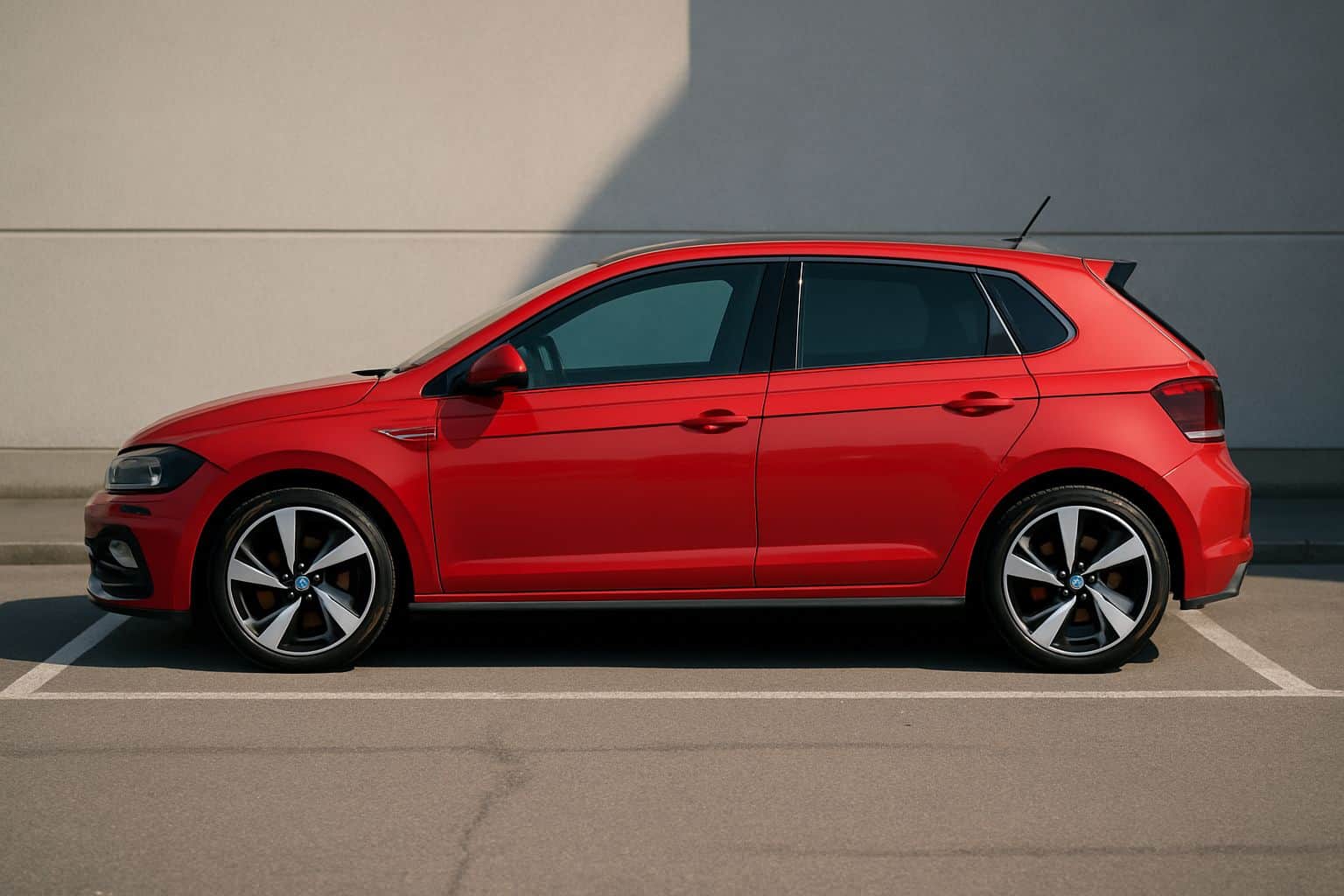 Finance Volkswagen Polo - volkswagen polo gti 2018 onwards full side profile